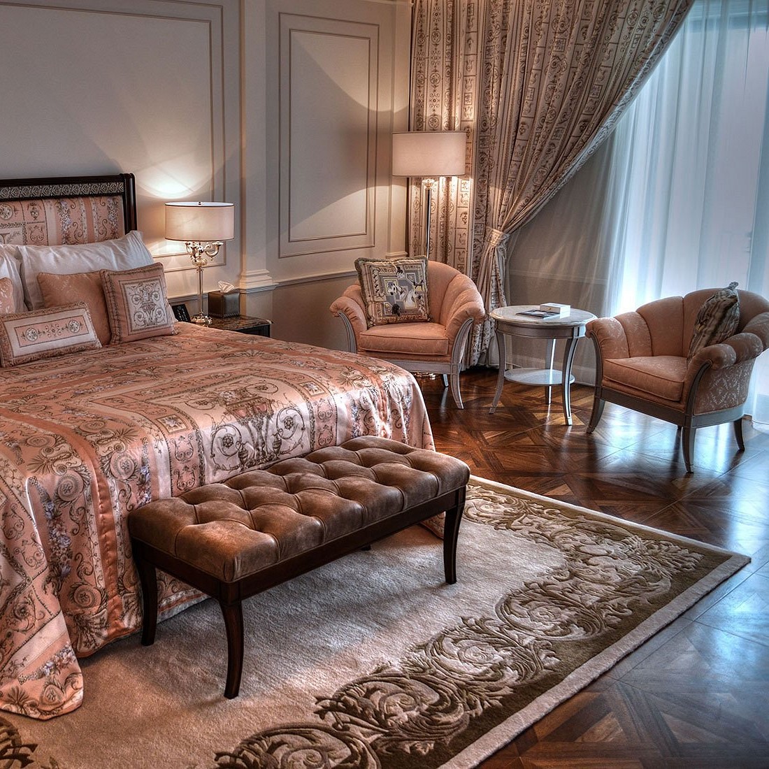 Modern hotel room interior with high-end amenities for business travelers | atravel.pro