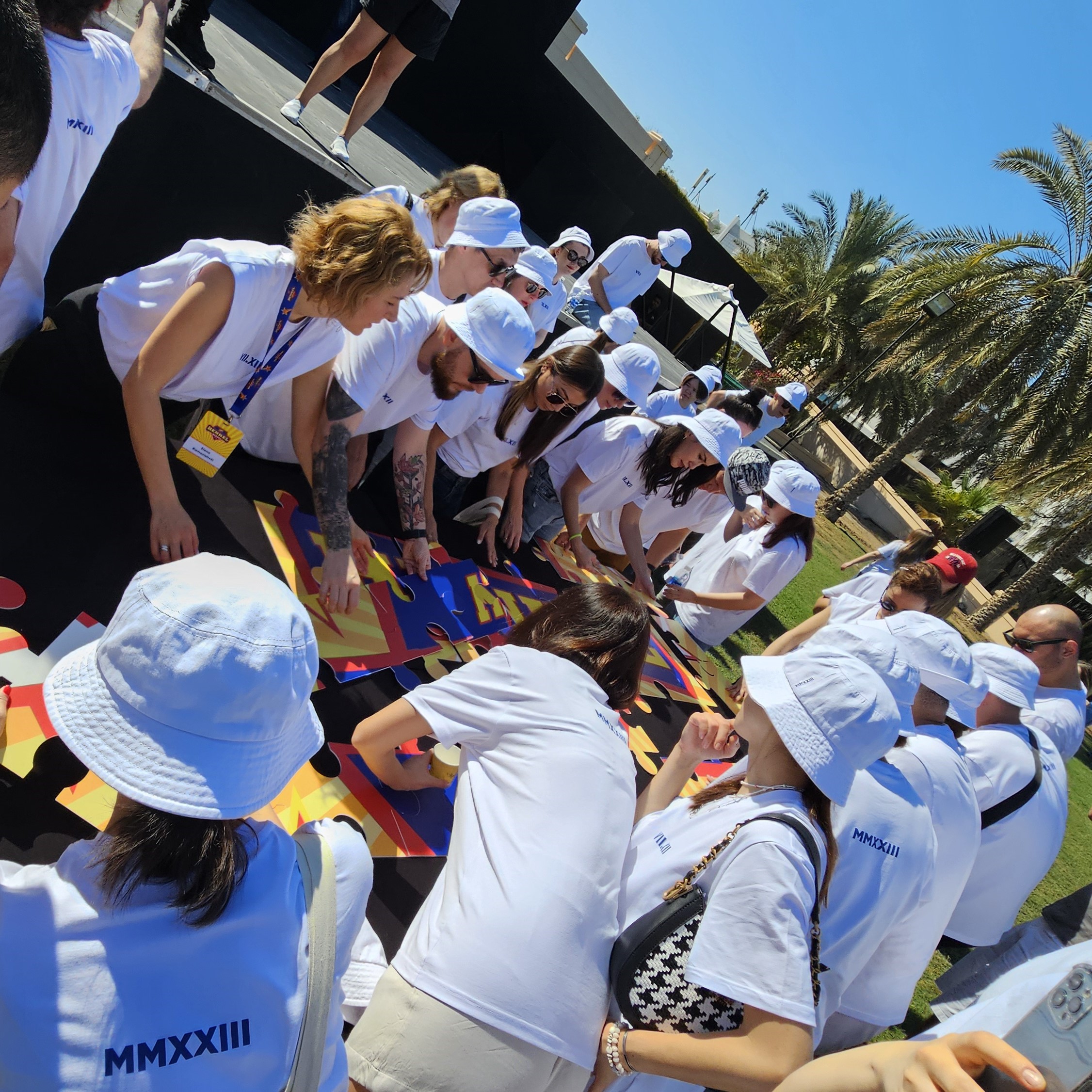 Group team-building activity during a corporate retreat in the Middle East | atravel.pro